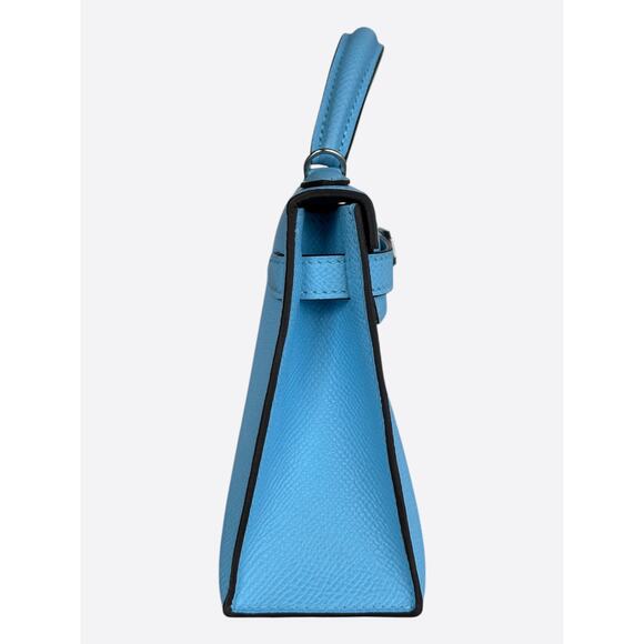 Hermes Blue Celeste Epsom Mini Kelly - Picture 3 of 6